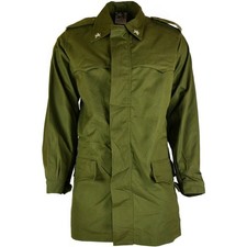 Authentic Italie Armée Parka Militaire Vert Olive BDU Classique Coton Mélangé
