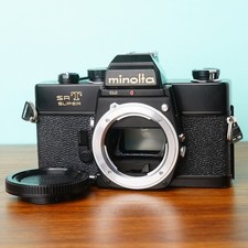 [N.MINT] MINOLTA SRT SUPER (102, 303)  Black Body SLR FILM CAMERA from Japan #91