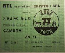 Ticket ANGE CAMBRAI 1977