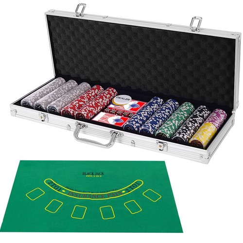 Mallette poker 500 jetons - mallette,