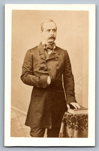 Cdv 1870 homme moustache - homme, à
