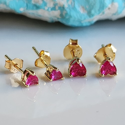Lot genuine 4mm - lot, ruby