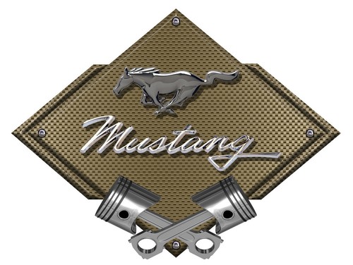 Mustang pony and - mustang, black