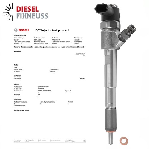 Injecteur diesel 0445110636