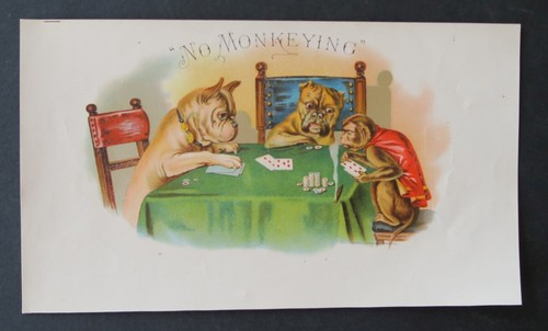 Old label cigar box - box, no