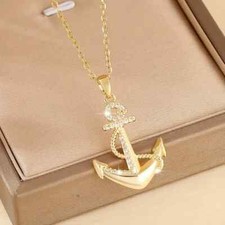 Collier pendentif  luxe acier