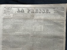Journal Ancien  " LA PRESSE "