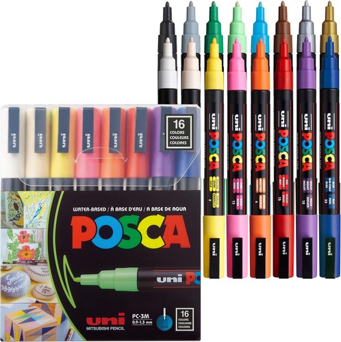 Posca 16 colors - posca,