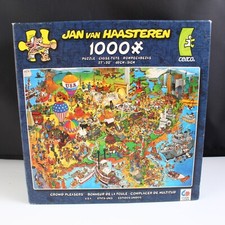 Jan Van Haasteren Crowd Pleasers "U.S.A." Rare 1000 Jigsaw Puzzle 27x20