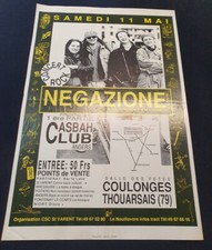 Affiche - Negazione - Casbah Club - Rock - Concert Thouarsais