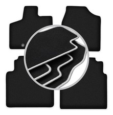 Tapis de sol en Velours noir