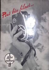 BOLEX PAILLARD L8 CAMERA EMPLOYMENT NOTICE