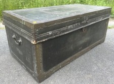 Malle Ancienne XIXeme Cuir