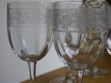 BACCARAT 5 ANCIENS VERRES