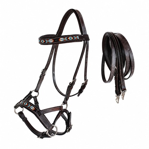 Horse western padded leather - horse,