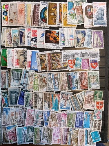 Lot timbres france - 90,