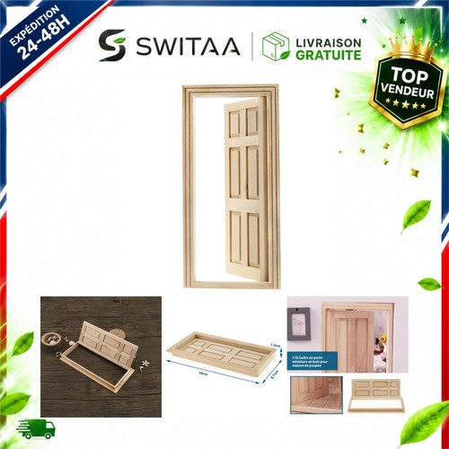 Porte miniature bois - , pour