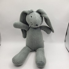 Peluche lapin tricoté XL 46