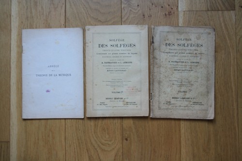 Lot livres solfèges - 3,