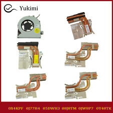 X4KPF J77H4  5DWH3 FOR DELL Alienware M18X R2 CPU Graphics Cooling Heatsink Fan