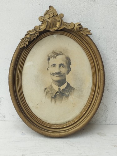 Cadre photo ovale bois x - en, 36