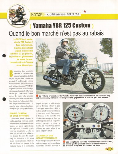 Fiche moto yamaha ybr - moto, :