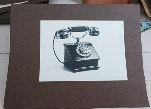 Ancienne photo telephone - ancienne,