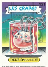 "Les Crados" card - DEDE test tube (321) series 2 / TBE