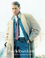 1988 ADVERTISING ADVERTISEMENT 115 men's coats POLO RALPH LAUREN 2
