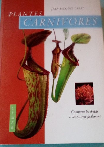 Livre plantes carnivores - carnivores,