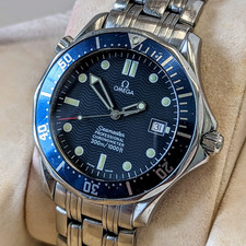 2011 OMEGA Seamaster 300 Watch 168.1623 41mm "James Bond 007" Wristwatch B&P