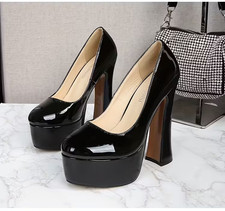 chaussure a talon haut Épais