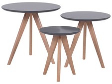 Lot de 3 Tables d'Appoint sur