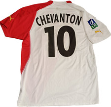 vintage soccer jersey AS MONACO jersey Puma 2003 2004 Chevanton FEDCOM L