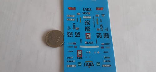 Decals décalcomanie lada - decals, 1/43