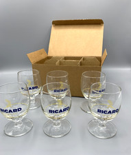Lot of 6 Ricard Balloon Half Sun Glasses 17cl NIB Pastis Collection