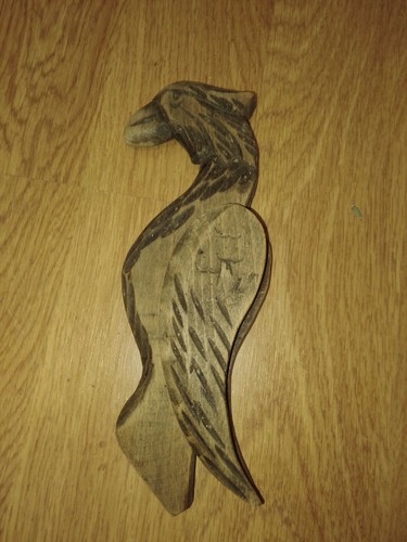 Ancien aigle bois poser - en, à
