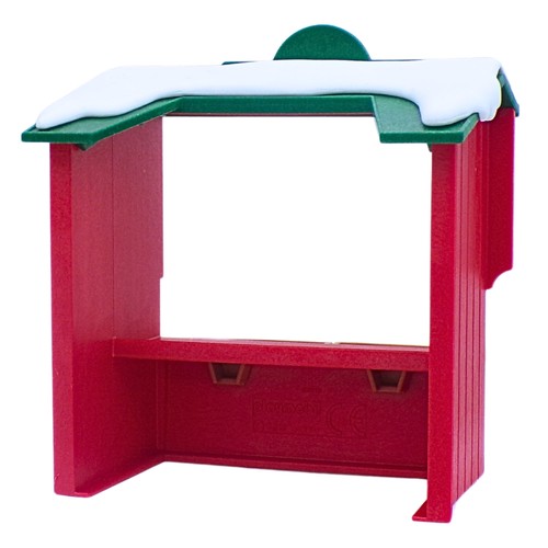 Playmobil cabane rouge verte