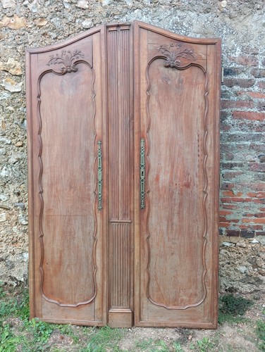 Ancienne paire portes - ancienne, de