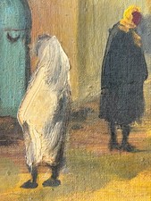 EUROPEAN ORIENTALIST ✅ORIGINAL VINTAGE SWISS ART ✅ ANTIQUE LOVELY OIL PAINTING ✅