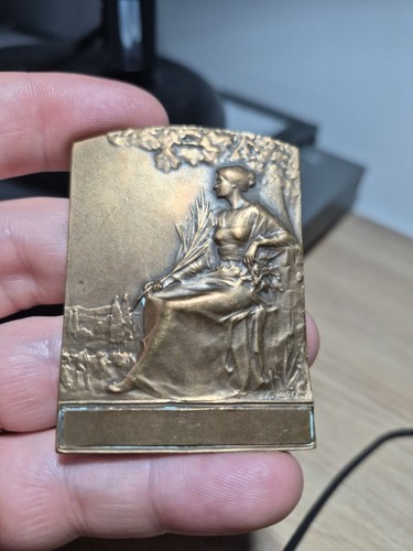 158 médaille plaque - médaille,