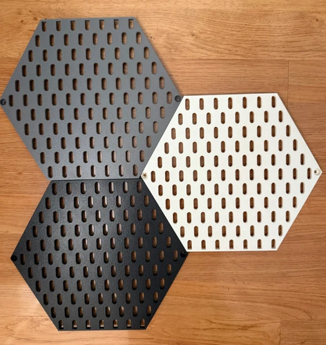 Panneau mural hexagonal type