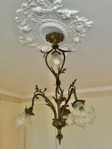 Magnifique lustre bronze - magnifique,