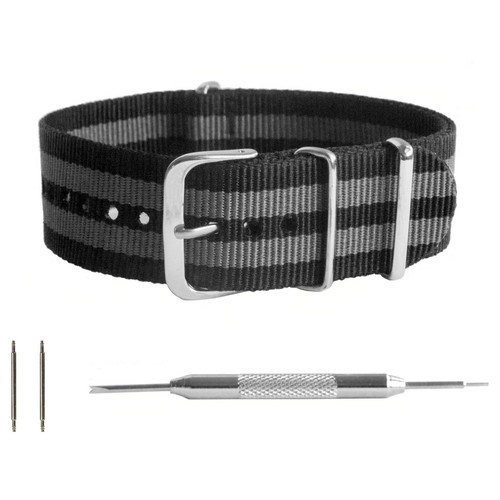 Black grey striped - black, /