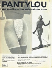 Advertising 018 1963 PantyLou Sheath Pants Spindle *