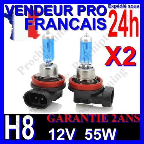 Ampoules xenon h8 55w - x2,