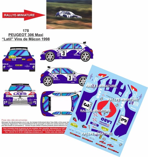 Decals ref 0178 - 1/18,