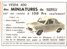 PUB VEHICULE MINIATURE  "