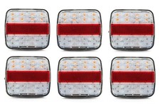 6 PCS LED 12V FEU ARRIERE