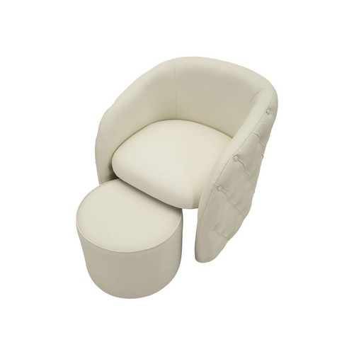 Fauteuil avec pouf - avec,